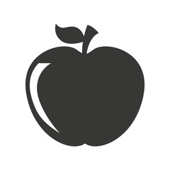 apple fruit isolated icon design