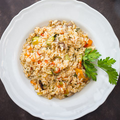 Vegetable risotto