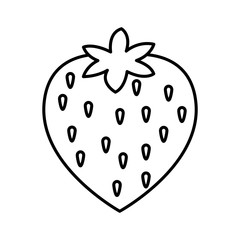 strawberry  isolated icon design