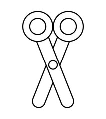 scissor  isolated icon design
