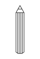pencil  isolated icon design
