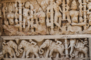 Obraz premium Stone Wall Sculptures