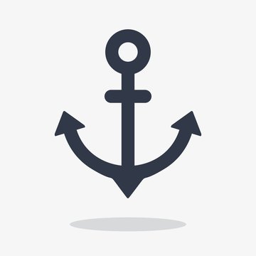 vector anchor icon