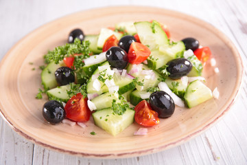 cucumber and tomato salad