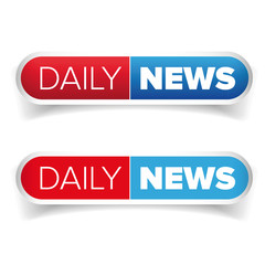 Daily News button vector