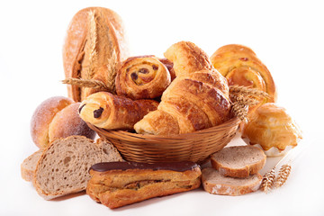 assorted bread and pastry