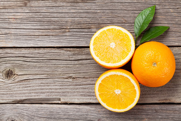 Fresh ripe oranges