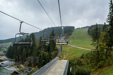 Bukovel. Carpathians. Autumn.