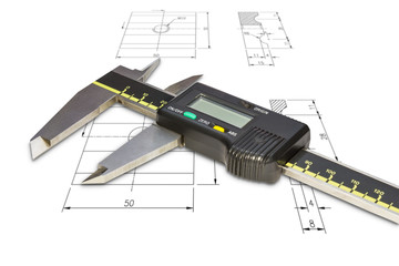 Digital vernier calipers