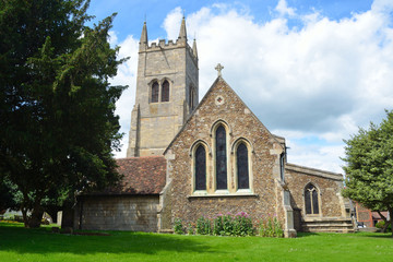 Fototapeta na wymiar St Mary's Church Eynesbury St Neots Cambridgeshire.