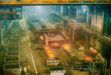Novokuznetsk, Russia, June 01 Casting ferroalloy factory
