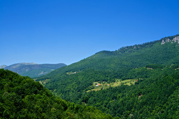 Fototapeta na wymiar Mountain landscape in Montenegro