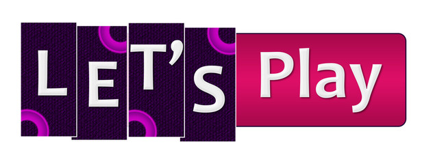 Lets Play Purple Pink Rings Bar 