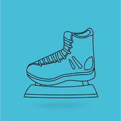 skate isolated design 