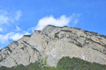 Schweizer Berge im Wallis