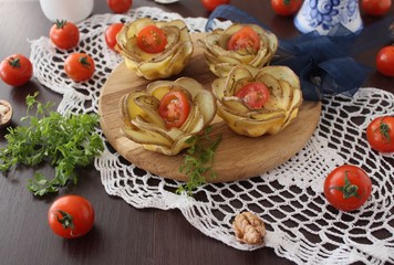 Baked Roses potato 