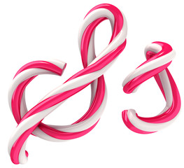 Fototapeta premium candy font 