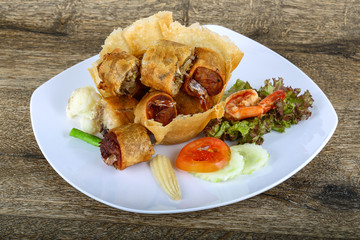 Fried spring rolls