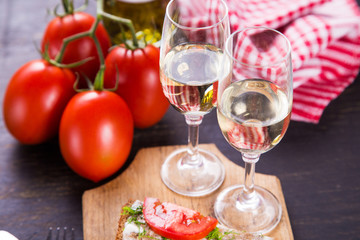 sandwich with vine