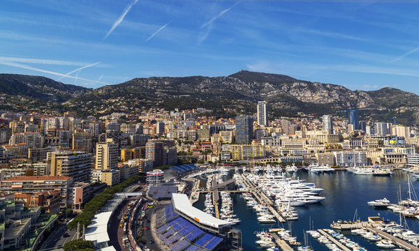 Yacht port in Monaco