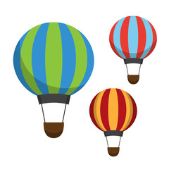 Air balloon icons
