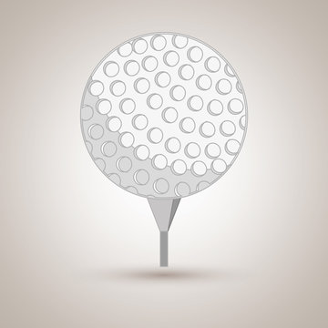 golf equipment design, vector illustration eps10 graphic 