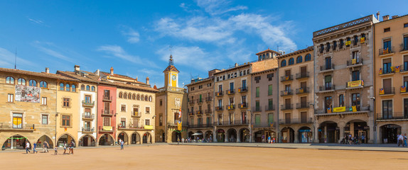 Main square of Vic, Catalonia, Spain © hansgeel