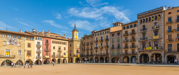 Fototapeta na wymiar Main square of Vic, Catalonia, Spain