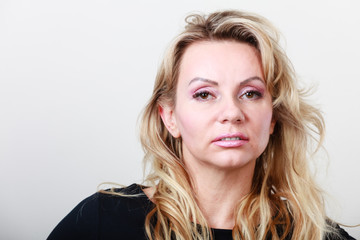 Fototapeta premium Attractive blonde woman portrait