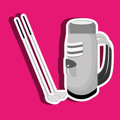 golf equipment design, vector illustration eps10 graphic 
