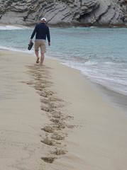 Spuren im Sand - Strandwanderung