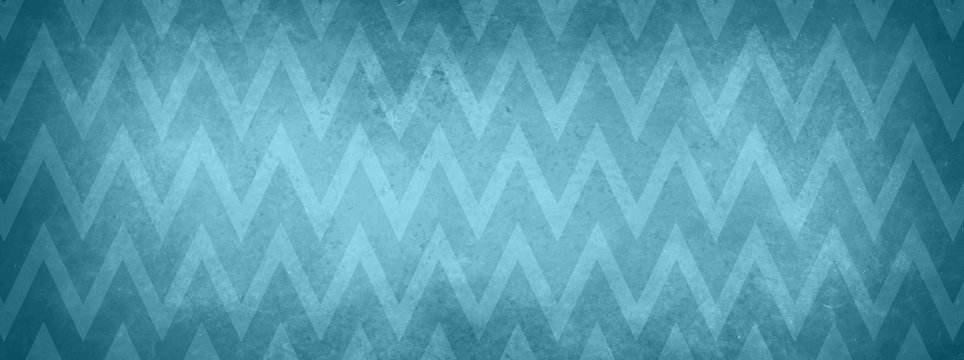 Blue Chevron Striped Pattern Background With Vintage Texture