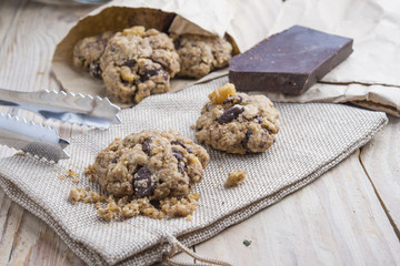Homemade Chocolate Chip Cookies with Walnuts