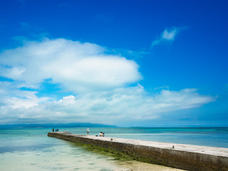 竹富島のビーチ