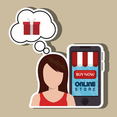 electronic commerce design, vector illustration eps10 graphic 