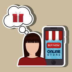 electronic commerce design, vector illustration eps10 graphic 