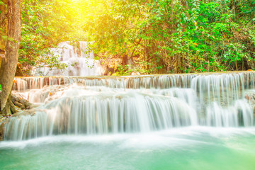 Waterfall in deep forest