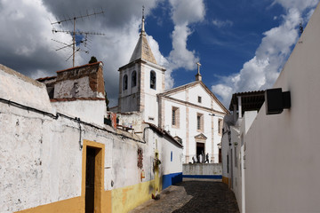Houses and Sanctuary of the Concepcion, Vila Vicosa, Alentejo re