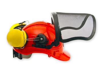 Fototapeta premium Forstschutzhelm