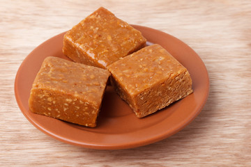 Pacoca - brazilian candy of ground peanut