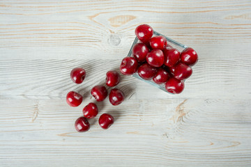 Sweet and fresh cherries