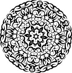 Obraz premium Tribal Tattoo M_1605010 Circular