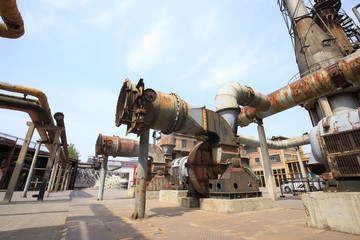 The old factory and equipment