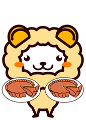 キッシュ・ロレーヌと動物シリーズ