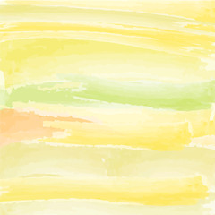 Yellow and green gradient abstract watercolor style for backgrou