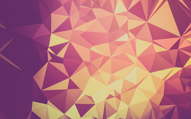 Abstract low poly background, geometry triangle