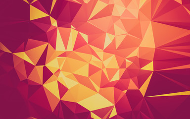 Abstract low poly background, geometry triangle