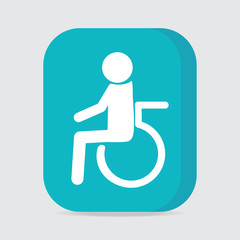 Disabled icon sign