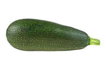 Fresh zucchini isolated on white background