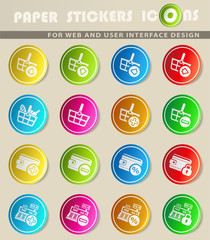 marketing and e-commerce icon set